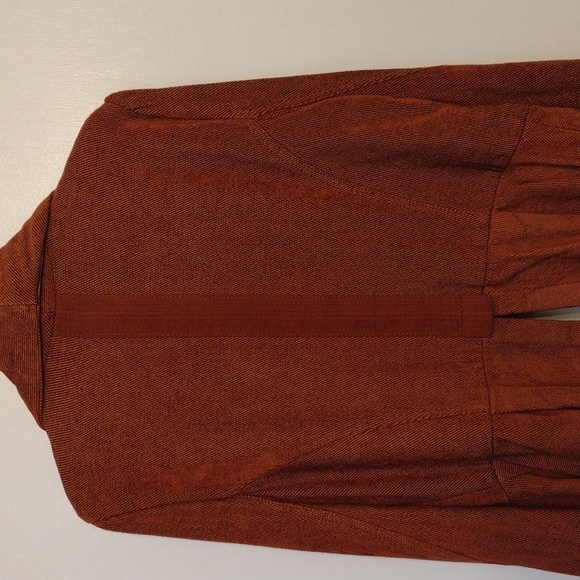 NEW Free People Taracatta Rust Orange Bohemian Gypsy Blazer Jacket size … - Picture 10 of 15